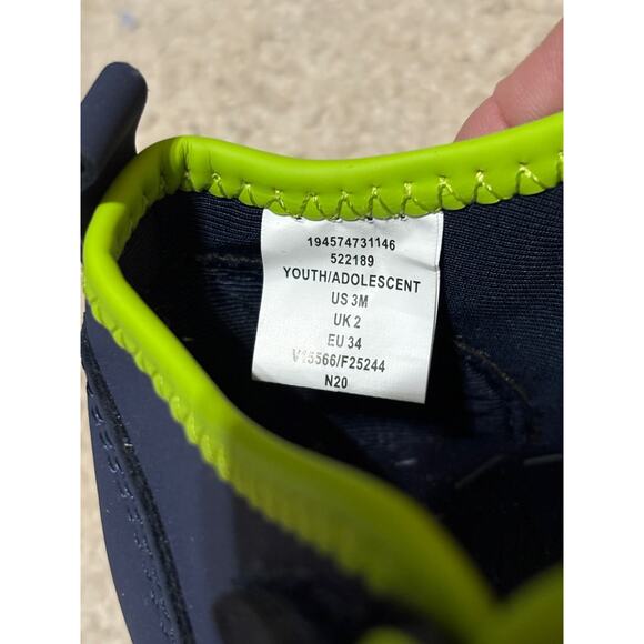 LANDS END Blue Green Close Toe Water Sandal Youth Size 3M Casual Beach Comfort - Picture 6 of 6